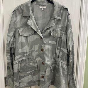 Maurice’s Plus Size Camo Cinched Waist Jacket
